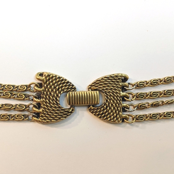 Vintage Signed Goldette necklace - Picture 5 of 9